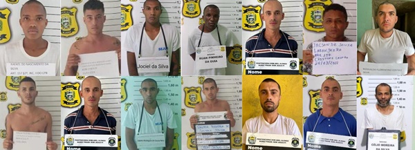 Capa: Dezessete detentos fogem de penitenciária no Piauí