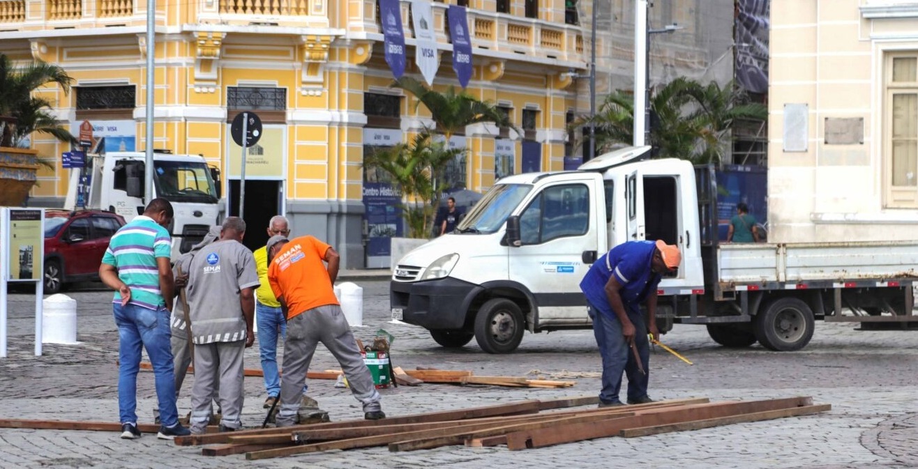 Capa: Seman promove ações de manutenção para festejos do 2 de Julho