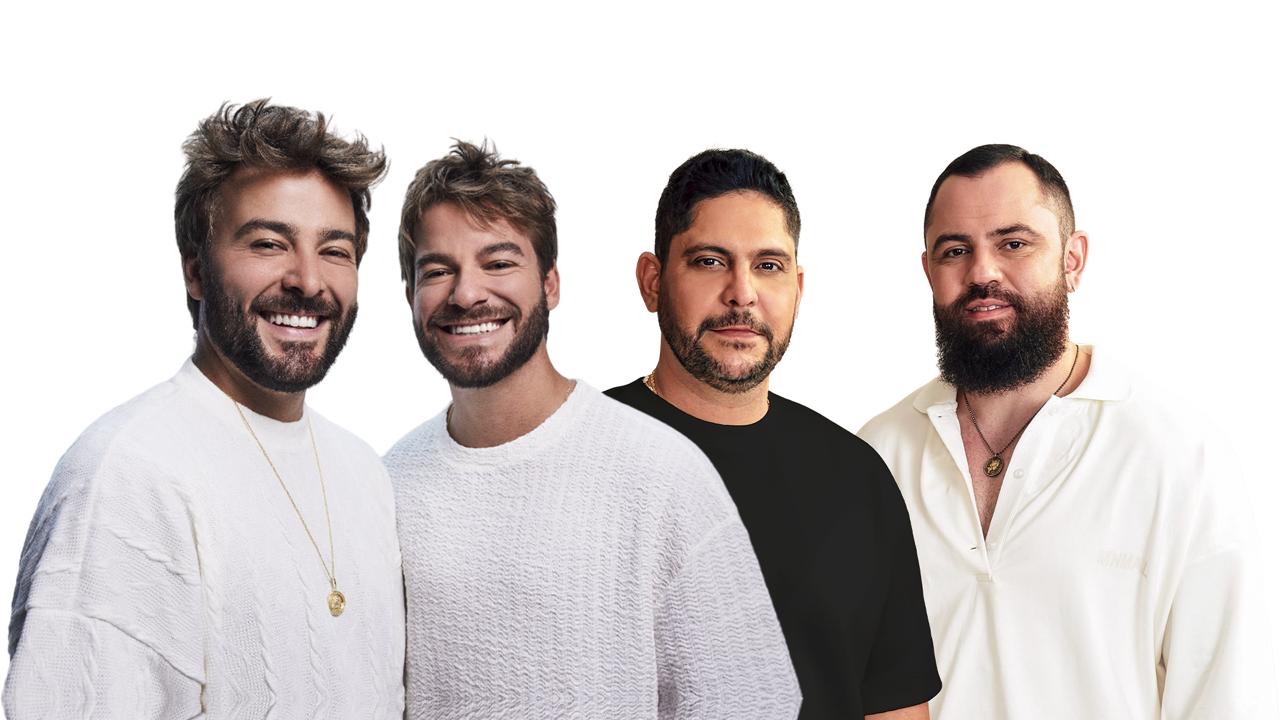 Capa: Réveillon Praia do Forte divulga a dupla Jorge & Mateus e a batida eletrônica de DubDogz na grade de atrações