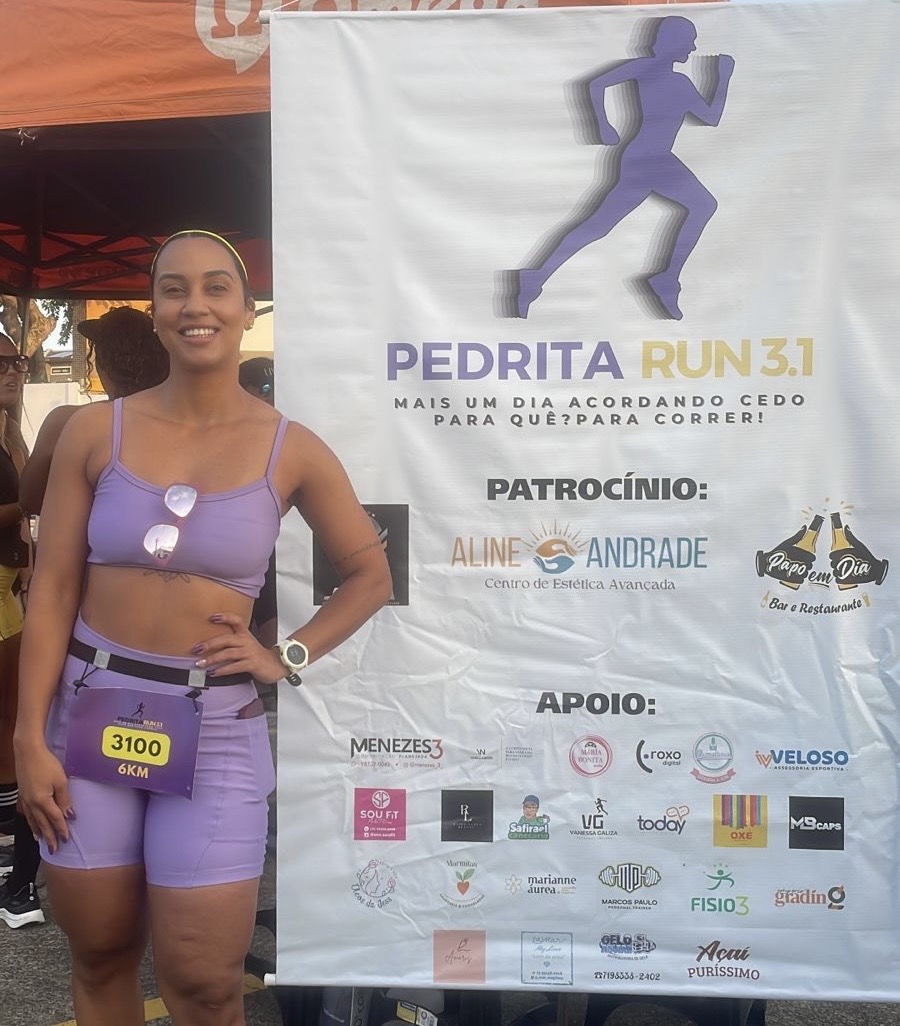 Capa: Atleta amadora celebra aniversário com corrida em Patamares; veja vídeo